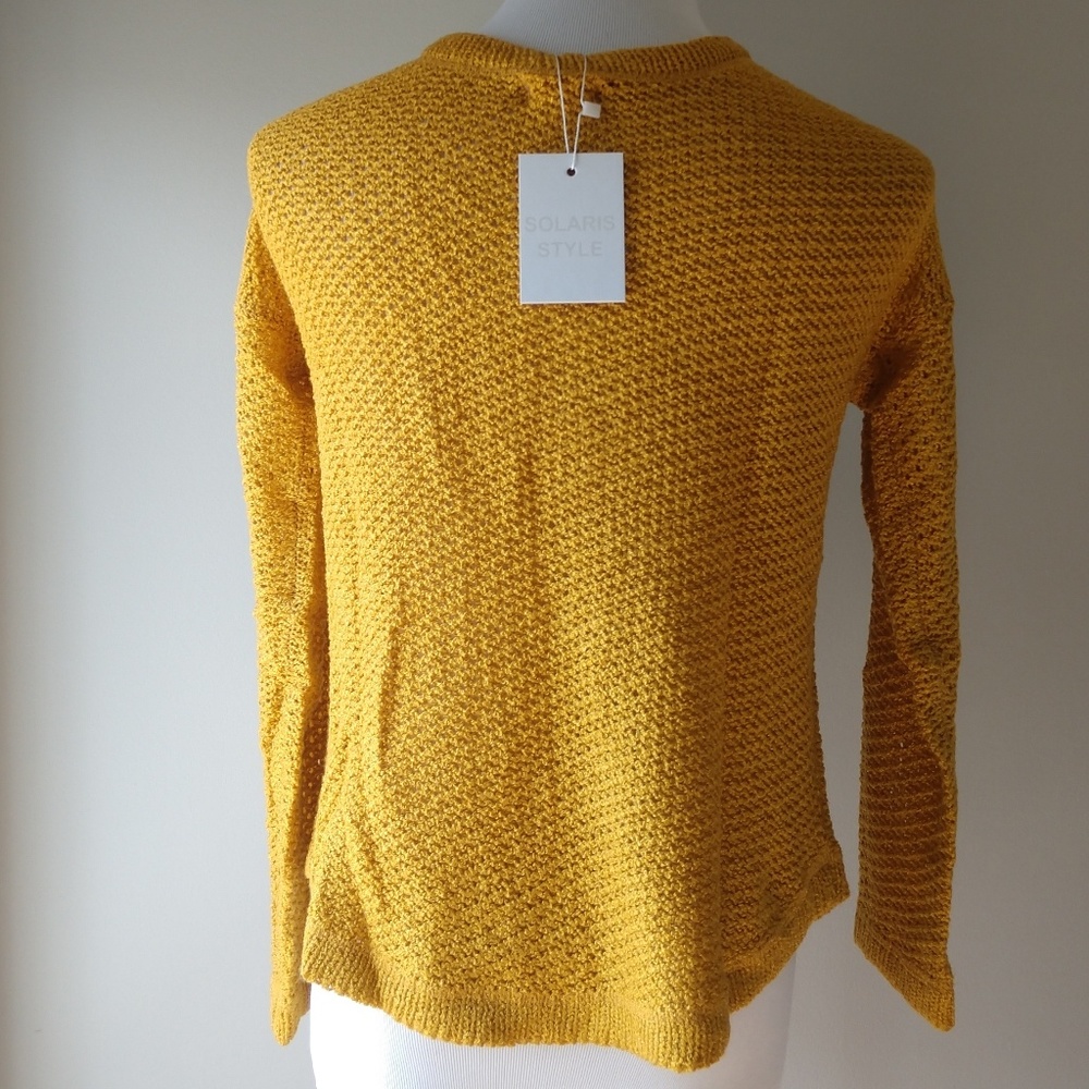 Mustard Yellow Long Sleeve Top - NWT - Picture 6 of 16